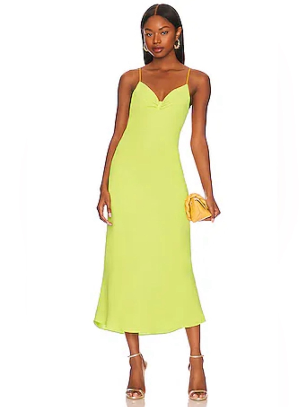 LE SUPERBE DOUBLE BESSETTE SLIP DRESS, SIZE 4